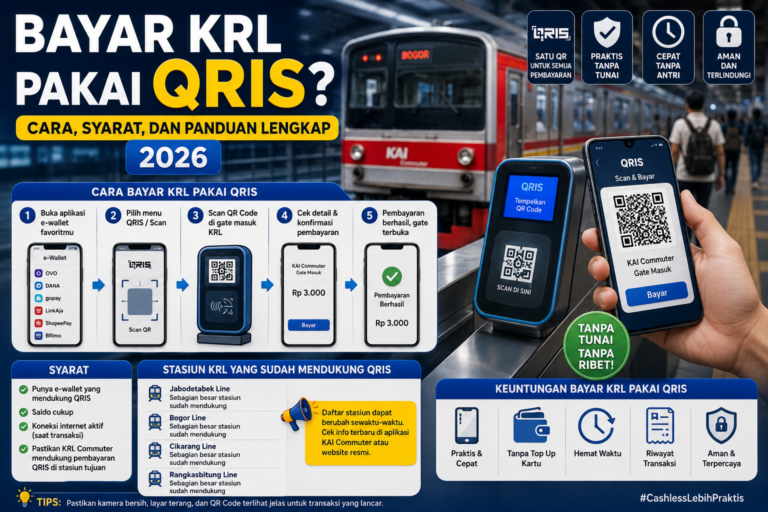 Bayar KRL Pakai QRIS
