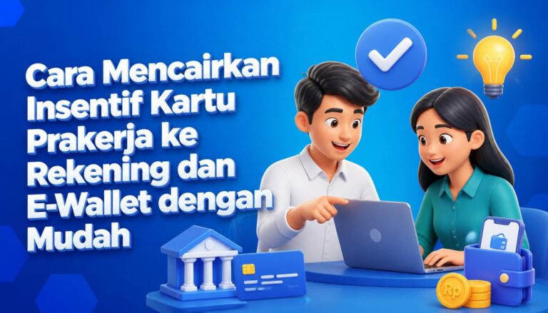 Cara Mencairkan Insentif Kartu Prakerja ke Rekening dan E Wallet dengan Mudah
