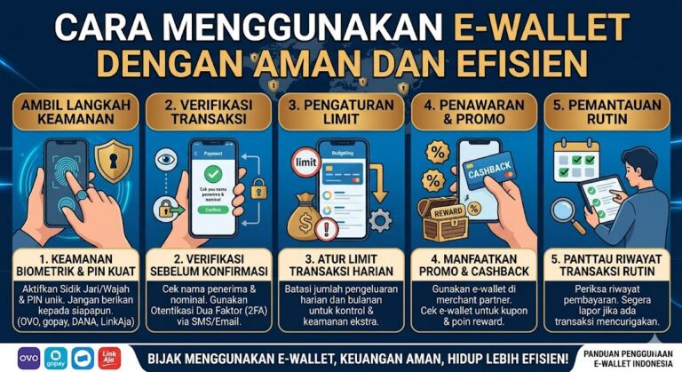 Cara Menggunakan E Wallet dengan Aman dan Efisien