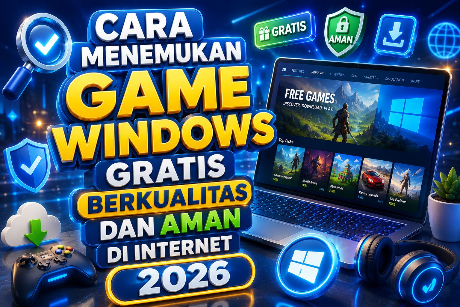 Fitur Game Windows Gratis Terbaik untuk Pengguna Windows 10 dan 11 Tahun