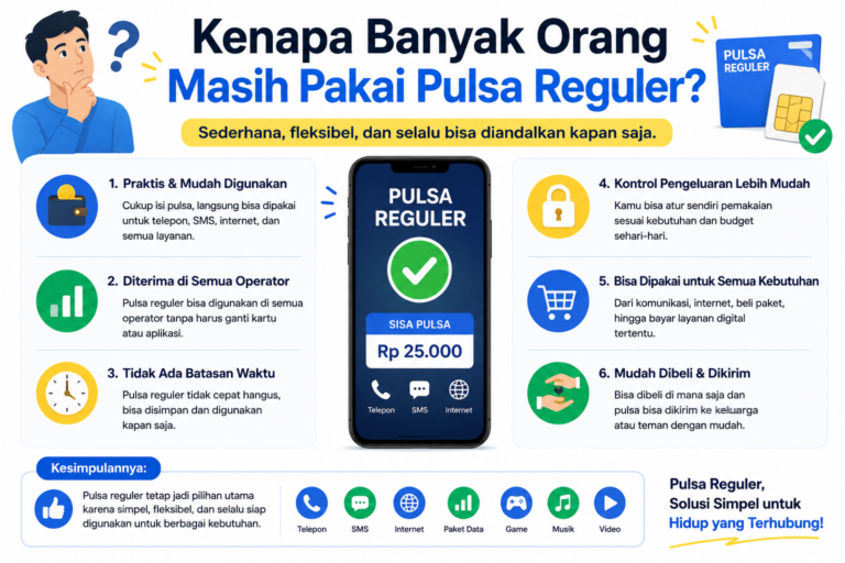 Kenapa Banyak Orang Masih Pakai Pulsa Reguler