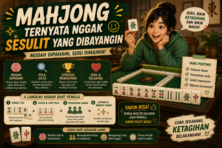 Mahjong Ternyata Nggak Sesulit yang Dibayangin