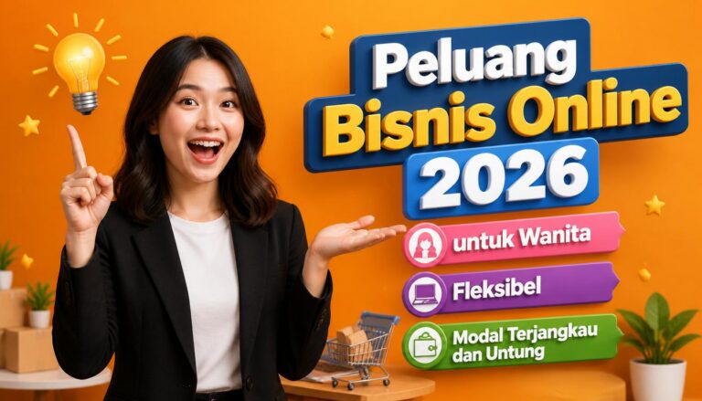 Peluang Bisnis Online 2026 untuk Wanita, Fleksibel, Modal Terjangkau dan Untung