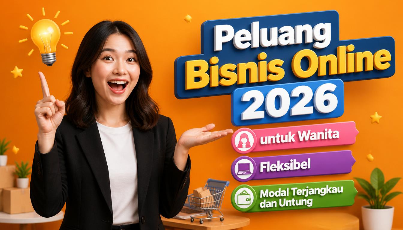 Peluang Bisnis Online 2026 untuk Wanita, Fleksibel, Modal Terjangkau dan Untung