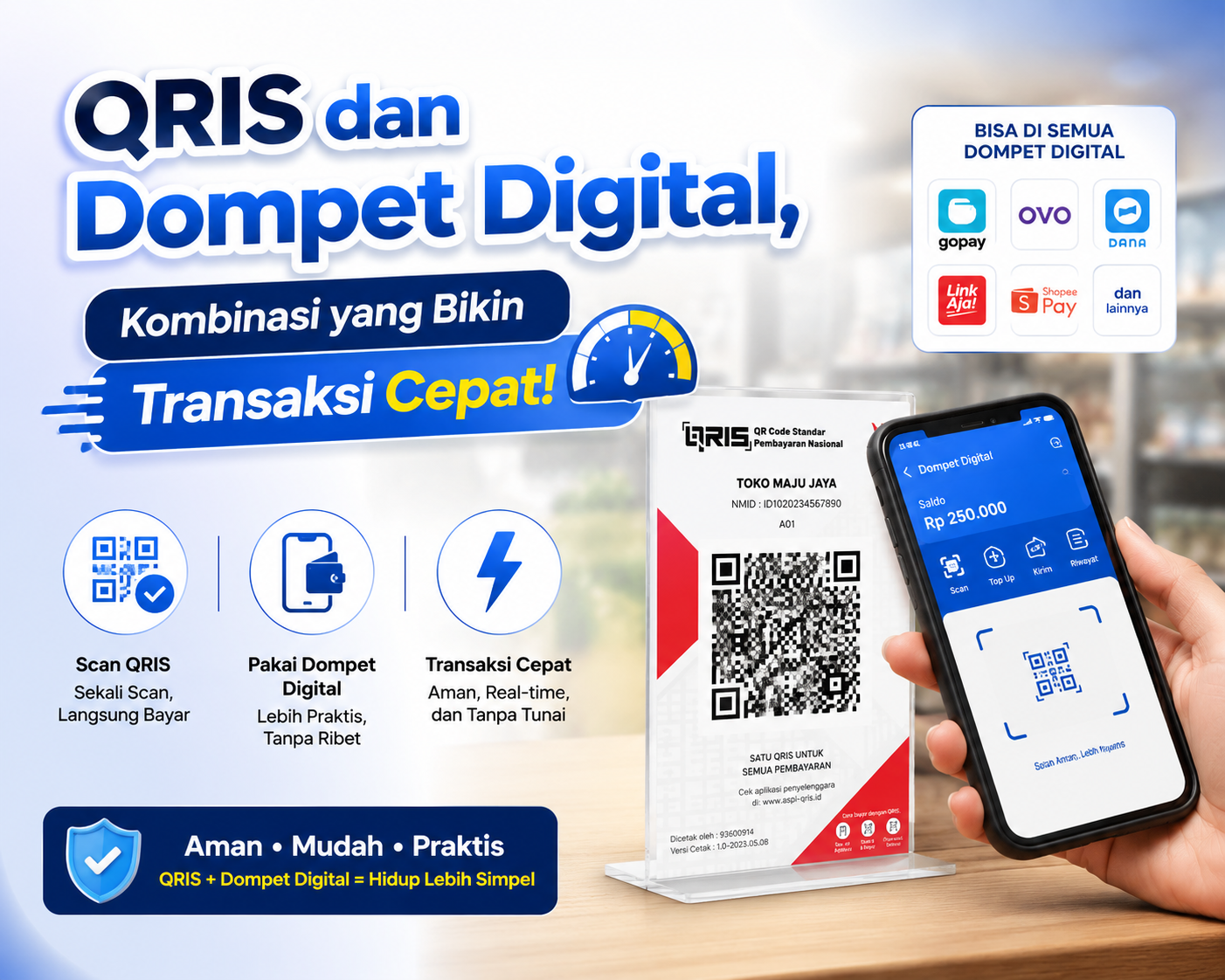 QRIS dan Dompet Digital, Kombinasi yang Bikin Transaksi Cepat