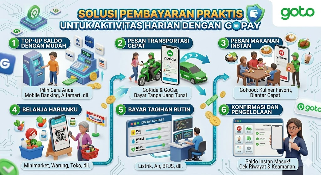Solusi Pembayaran Praktis untuk Aktivitas Harian dengan GoPay