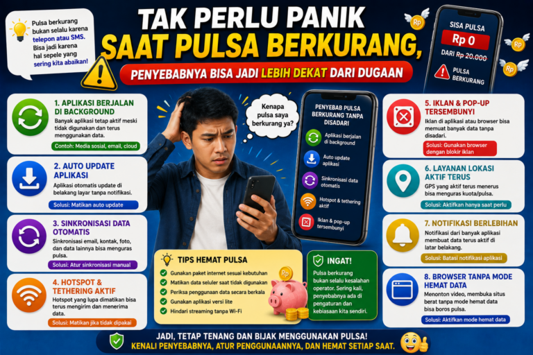 Tak Perlu Panik Saat Pulsa Berkurang, Penyebabnya Bisa Jadi Lebih Dekat dari Dugaan