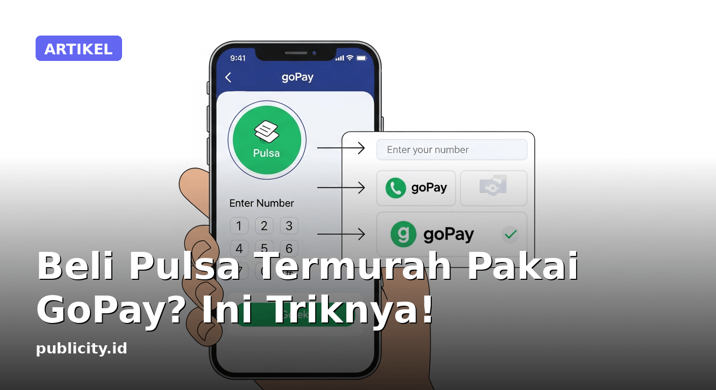Ilustrasi: Cara Beli Pulsa Pakai GoPay: Langkah Dasar di Aplikasi